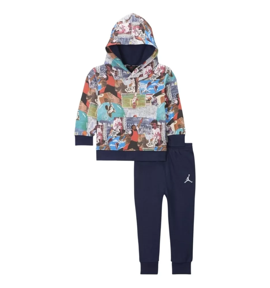 Jordan Tuta All Over Print Brooklyn Fleece Multicolor 85D324-U90