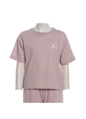 Jordan T-shirt Brooklyn Essentials Rosa Spento 45D311-A4Z