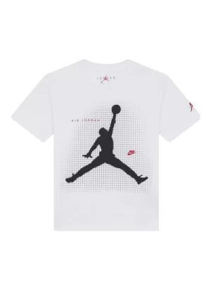 Jordan T-shirt Jumpman Grid Blur Bianco 95F634-001