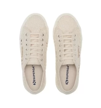 Superga Scarpe 2740 Platform Crochet W Beige Raw Braid Favorio | Superga | 