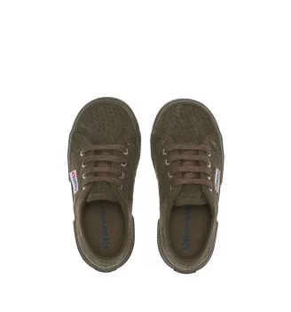 Superga Scarpe 2750 Cotton Stone Wash Kids Full Green Dark Olive Verde | Superga | 