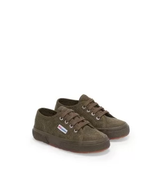 Superga Scarpe 2750 Cotton Stone Wash Kids Full Green Dark Olive Verde | Superga | 