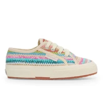 Superga Scarpe 2750 Raffia Kids Lilla Multicolor Her S1136MW A0I
