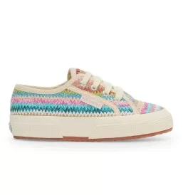 Superga Scarpe 2750 Raffia Kids Lilla Multicolor Her S1136MW A0I