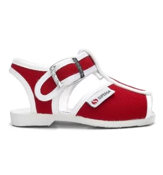 Superga Sandalo 1200 Cotj Rosso S0026X0 970