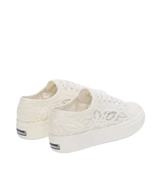 Superga Scarpe 2740 Platform Pizzo Macrame W White F Avorio | Superga | 