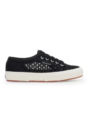Superga Scarpe 2750 Chrochet W Black-FAvorio Nero S31614W A0O