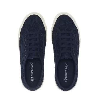 Superga Scarpe 2750 Pizzo Macrame Blue Navy-F Avorio | Superga | 