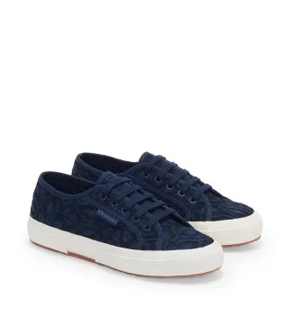 Superga Scarpe 2750 Pizzo Macrame Blue Navy-F Avorio | Superga | 