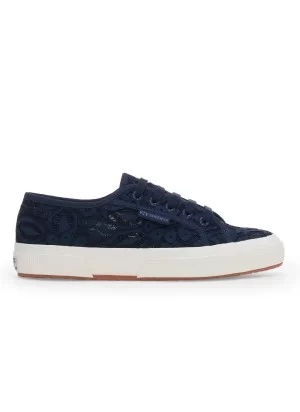 Superga Scarpe 2750 Pizzo Macrame Blue Navy-F Avorio S31422W A0S
