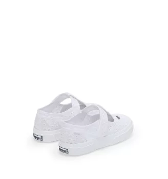 Superga Sandalo 3663 Cotone Sangallo Eyes Kids Bianco | Superga | 