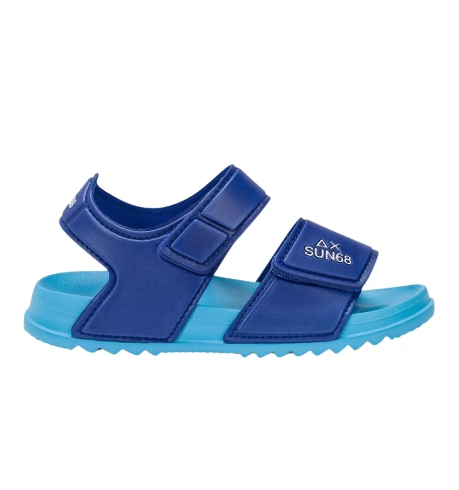 Sun68 Sandali Boy's Logo Baby Blu X36313B 58