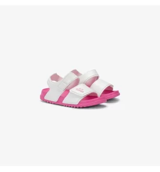 Sun68 Sandali Girls's Sandal Logo Baby Bianco Rosa | Sun68 | 