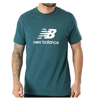 New Balance T-Shirt Sport Essentials Big Logo Medusa Green Verde MT41502AAV