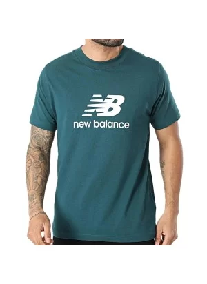 New Balance T-Shirt Sport Essentials Big Logo Medusa Green Verde MT41502AAV