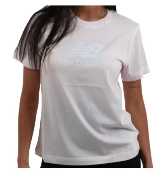 New Balance T-Shirt Sport Essentials Jersey Big Logo W Pink Salt Rosa WT41502AAA