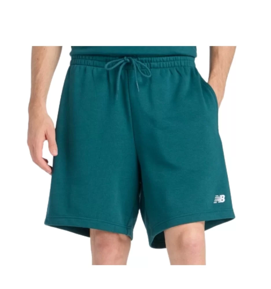 New Balance Pantaloncini Sport Essentials French Terry Unisex Medusa Green Verde MS41520AAV