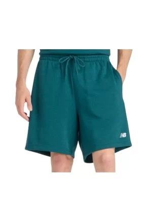 New Balance Pantaloncini Sport Essentials French Terry Unisex Medusa Green Verde MS41520AAV