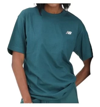 New Balance T-Shirt Sport Essentials Small Logo Medusa Green Verde MT41509AAV