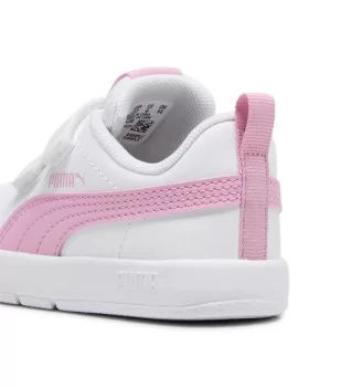 Puma Scarpe Courtflex V3 V Inf Bianco Rosa | Puma | 