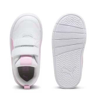 Puma Scarpe Courtflex V3 V Inf Bianco Rosa | Puma | 