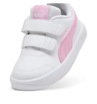 Puma Scarpe Courtflex V3 V Inf Bianco Rosa | Puma | 