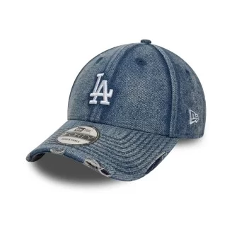New Era Cappello Acid Wash Denim 9forty Los Angeles Dodgers Pab Blu 60856240