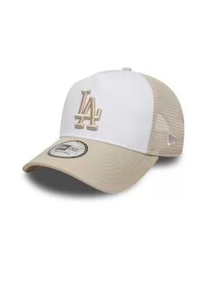New Era Cappello League Essential Trucker Los Angeles Dodgers Beige 60856266