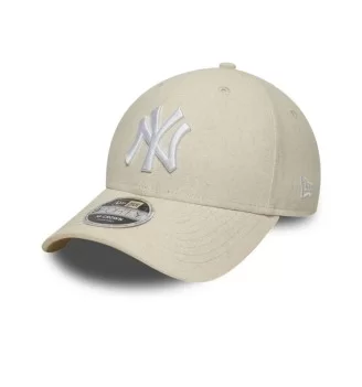 New Era Cappello Linen 9forty Mc New York Yankees Beige Chiaro 60856285