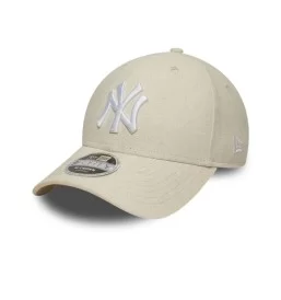 New Era Cappello Linen 9forty Mc New York Yankees Beige Chiaro 60856285