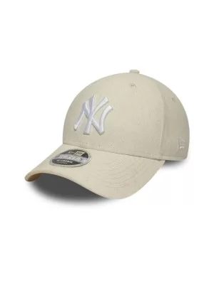 New Era Cappello Linen 9forty Mc New York Yankees Beige Chiaro 60856285