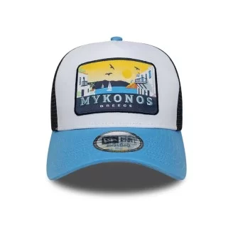 New Era Cappello Location Patch Trucker Bianco Blu | New Era | 