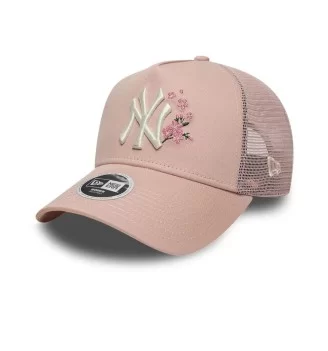 New Era Cappello Floral Trucker New York Yankees W Rosa 60856360