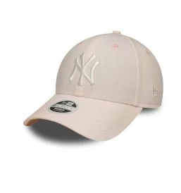 New Era Cappello Linen 9forty New York Yankees Rosa Chiaro 60856359