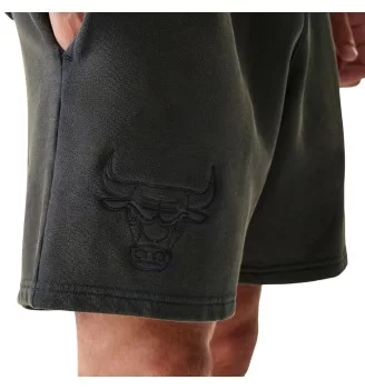New Era Pantaloncini Nba Washed Box Chicago Bulls Nero | New Era | 