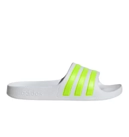 Adidas Ciabatte Adilette Aqua Kids Bianco Verde Fluo IH6895