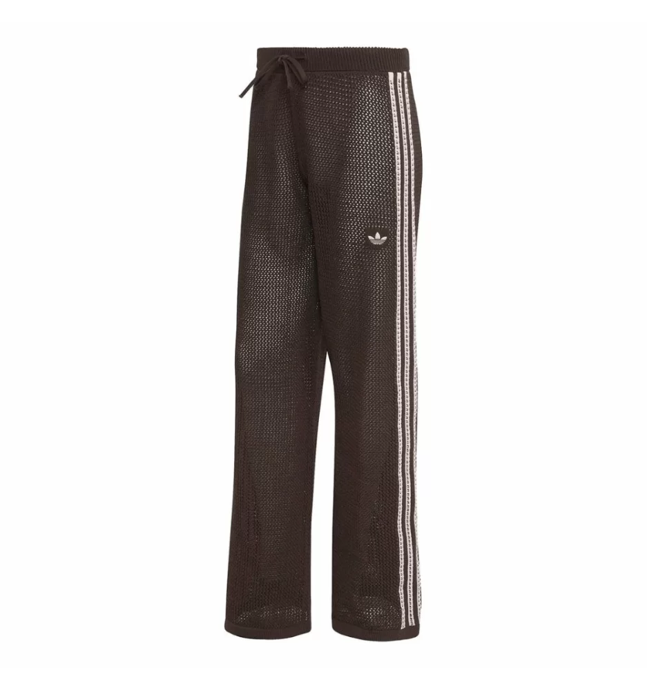 Adidas Pantaloni Knitted Crochet W Marrone KE0201