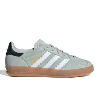 Adidas Scarpe Gazelle Indoor Jr Blu Verde JP8764
