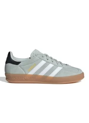 Adidas Scarpe Gazelle Indoor Jr Blu Verde JP8764