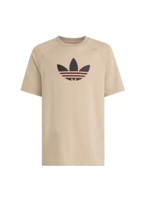 Adidas T-shirt Gfx Trefoil Logo Kids Beige KE2874