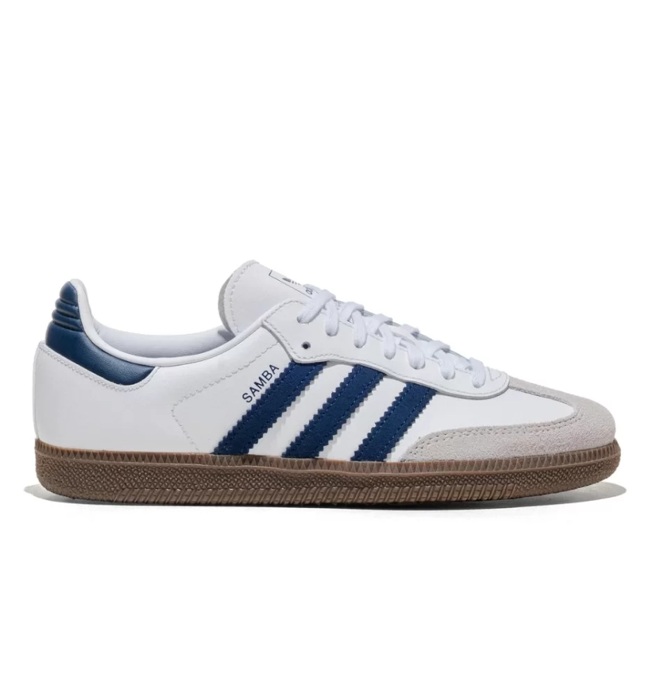 Adidas Scarpe Samba Og Jr Bianco Blu KK3557