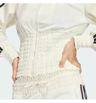 Adidas Giacca Smocked Firebird Zip W Bianco | Adidas | 