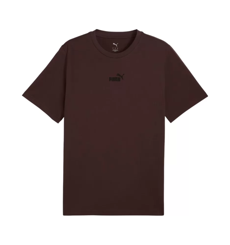 Puma T-shirt Essential Small No.1 Logo Centered M Marrone 692912-31