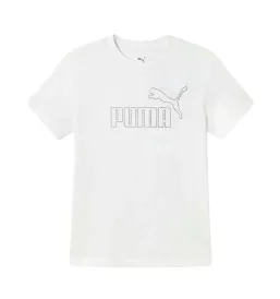 Puma T-shirt Essential Rhinestone Girls Bianco 693852-02