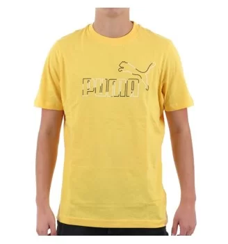 Puma T-shirt Essential Big Logo M Giallo 688913-55