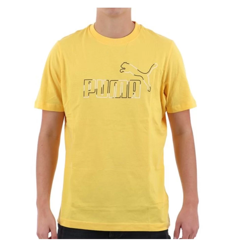 Puma T-shirt Essential Big Logo M Giallo 688913-55
