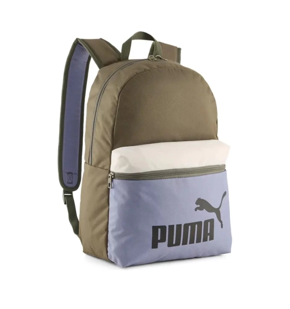 Puma Zaino Phase Color Block Backpack Verde Celeste 091175-09
