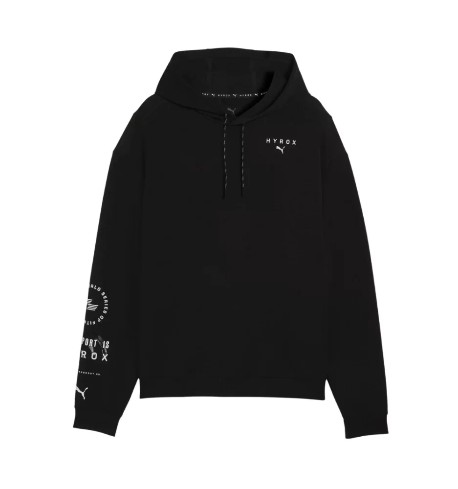 Puma Felpa Cappuccio x Hyrox Cloudspun M Nero 528578-01