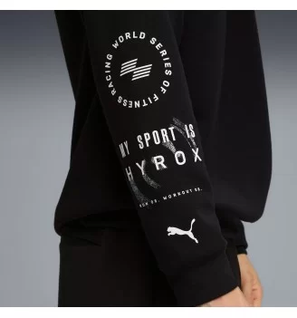 Puma Felpa Cappuccio x Hyrox Cloudspun M Nero | Puma | 
