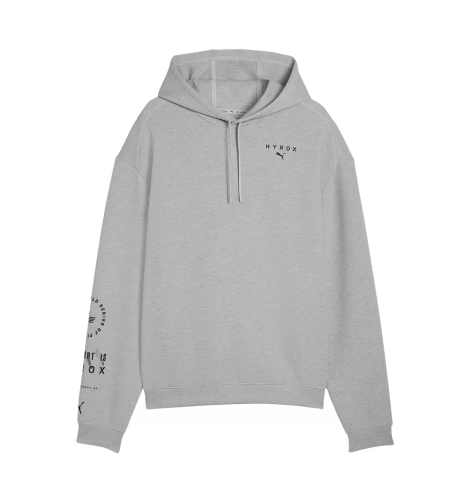 Puma Felpa Cappuccio x Hyrox Cloudspun M Grigio 528578-04